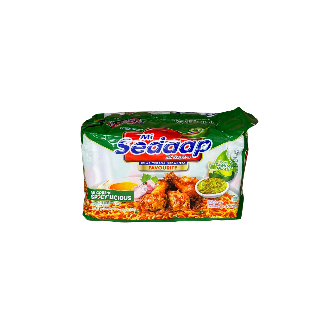 Mi Sedaap Fried Noodles Spicy 5 × 86g