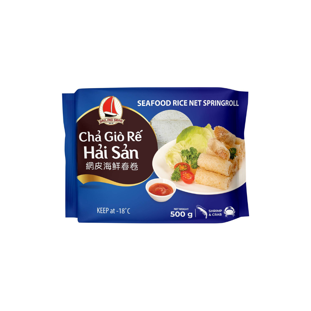 Sailing Seas Seafood Rice Net Springroll 500g