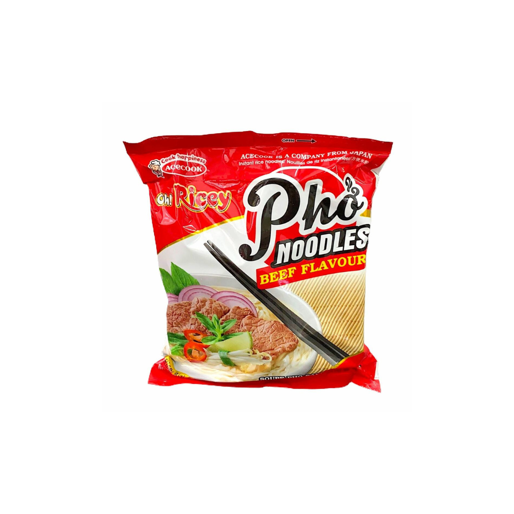 Oh Ricey Pho Noodles Beef Flavour 70g