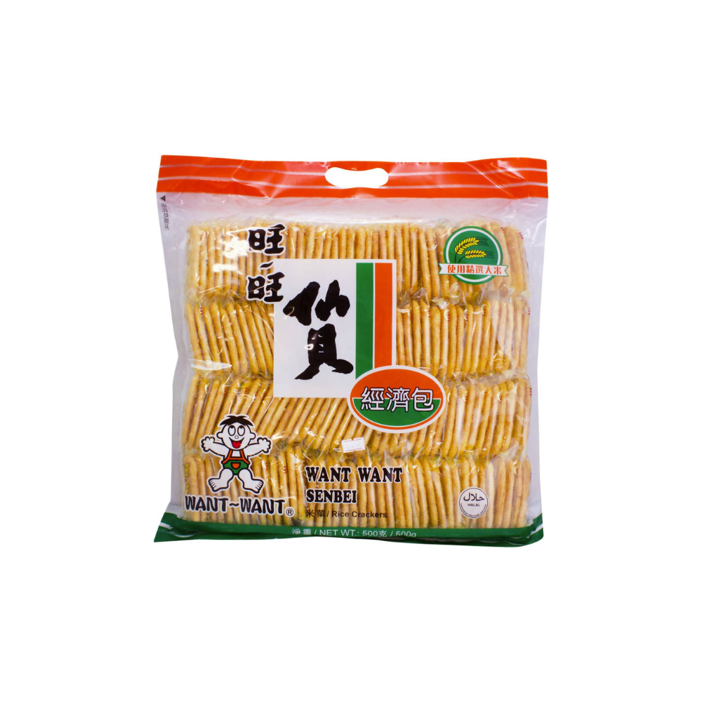 Want Want Senbei Rice Crackers 500g