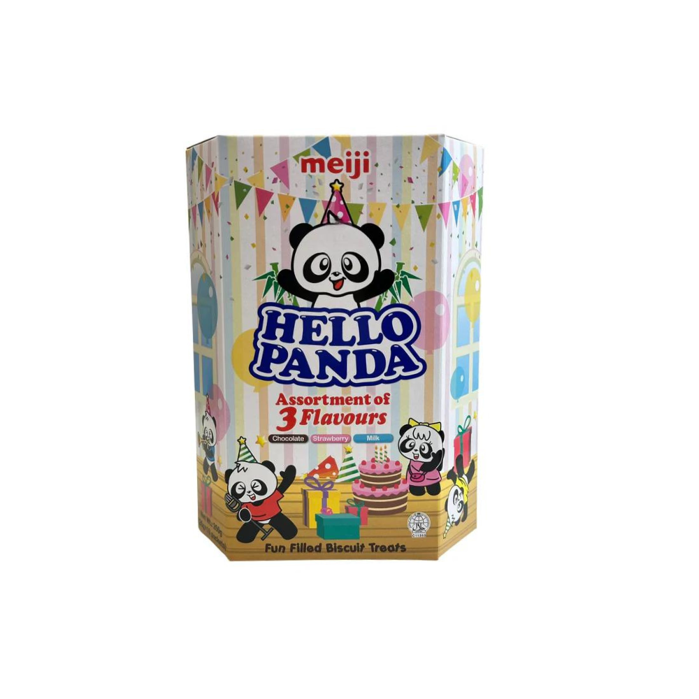 Meiji Hello Panda Assortment Of Three Flavours 10 Packs