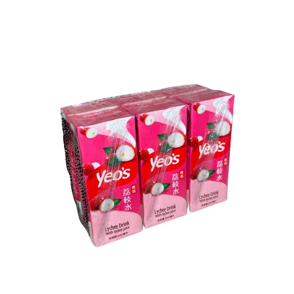 Yeo's Lychee Drink 6 × 250ml